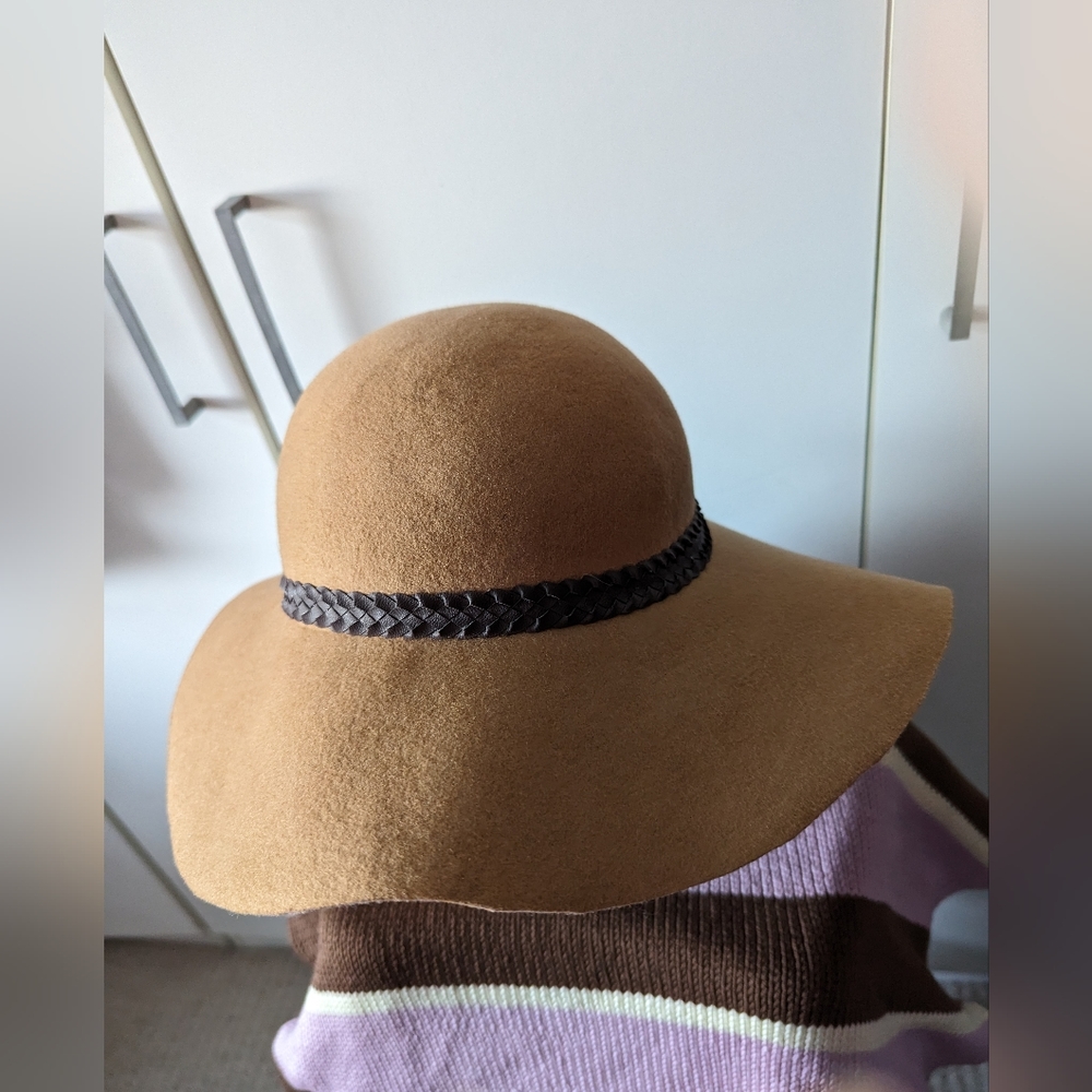 Brown Topshop Hat 100% Wool - Picture 8 of 9